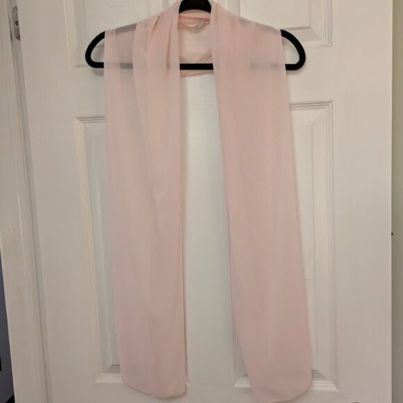 Ruffled Pink Chiffon Halter Top - Picture 5 of 8